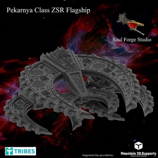 pekarnya class zsr flagship soul forge studio Tabletop Characters & Creatures Sci-Fi Universe Vehicles Machines Store zombiespacerobots 3d print model - Mito3D