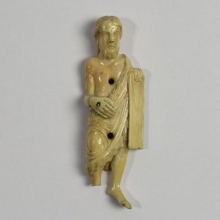 relief man st john baptist hunt museum Education History Home & Garden Homeware Ornaments carving medieval sculpture saint heritage ireland john-the-baptist limerick hunt-museum europeana religious-art art-of-reading-in-the-middle-ages walrus-ivory 3d print model - Mito3D