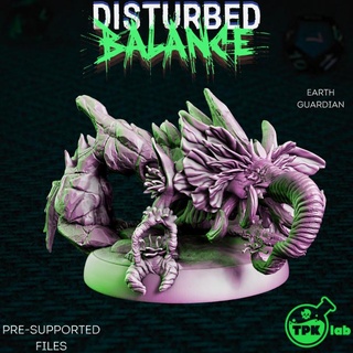 earth elemental guardian tpk lab Store dragons dungeons miniatures rpg miniature d&d 32mm element ttrpg 3d print model - Mito3D