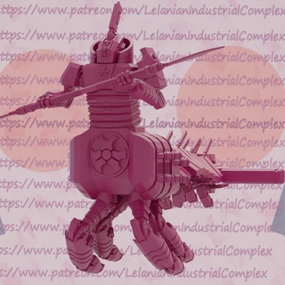 lic - ethereal lobster lelanian industrial complex Tabletop Characters & Creatures Sci-Fi Universe Vehicles Machines game games robot table tank vehicle wargames wargaming boardgames boardgame tabletop vehicles tanks wargame 28mm 3d print model - Mito3D