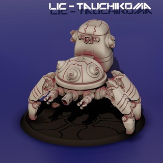 lic - tauchikoma lelanian industrial complex Tabletop Characters & Creatures Sci-Fi Universe Vehicles Machines game games robot table tank vehicle wargames wargaming boardgames boardgame tabletop vehicles tanks wargame 28mm 3d print model - Mito3D