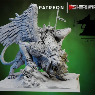 spartancast starlion ghamak Tabletop Characters & Creatures Fantasy Universe dragons star war miniature hammer storm age dungeon dnd cast drake 9th aos stormcast 3d print model - Mito3D