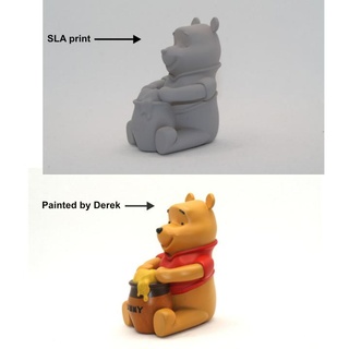 winnie pooh - onepiece steve solomon bear 3d print model - Mito3D