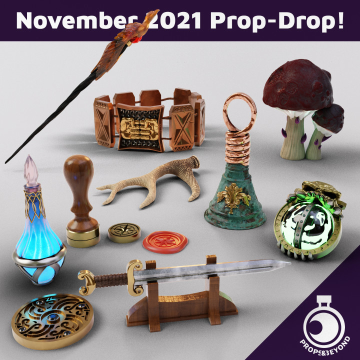 novembre 2021 prop drop oggetti scena cosplay tavolo personaggi creature fantasia universo accessorio antico campana carta draghi dungeon epico giochi regalo ispirazione articolo maestro medievale puntello gioco ruolo rpg foca impostato giocattolo trofeo warhammer Magia gettone supporto amuleto fungo puzzle fascia per capelli vero là taglia d cera pozione dnd gruppo bundle dm 5e rappresentazione gm direttore meraviglioso in game 3D print model - Mito3D