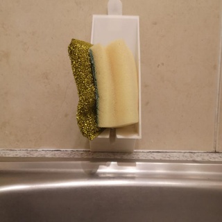 kitchen sponge holder drip feature stuart bateman Home & Garden Kitchen Dining tidy 3d print model - Mito3D