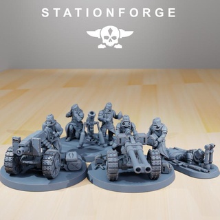 grimguard - decimators station forge guard weapon heavy death imperial cult scifi artillery squad makers astra redmakers 3d print model - Mito3D
