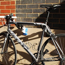 interlocking bike wall mount sports & outdoor logo 3d print model - Mito3D