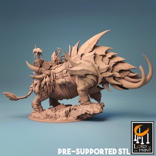 fome senhor impressão tampo mesa personagens criaturas fantasia universo armaduras porco apocalipse cavaleiro carne devorador 3d print model - Mito3D