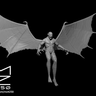 vampire lord - final form miguel zavala Tabletop Characters & Creatures Fantasy Universe 3d print model - Mito3D