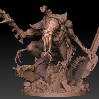 cthulord hive delta Tabletop Characters & Creatures Fantasy Universe alien bug miniatures models scifi cthulhu zerg xenomorph genestealer xenos tyranid patriarch hivedelta broodlord alienbugminiaturesmodelsscifizergsporexenomorphtyranidsxenoshivedeltabiovore 3d print model - Mito3D