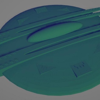 Belagerung Klasse fliegend Untertasse Joshua Diener Spielzeuge Spiele Spielzeug Fahrzeuge Außerirdischer Raumschiff UFO fliegende 3d print model - Mito3D