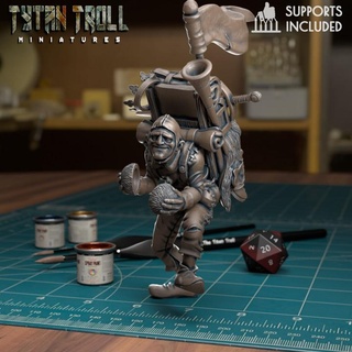 patsy pre-supported tytantroll miniatures Store fantasy scale python michael holy john minis dungeon dnd 32mm monty chapman grail graham anddragons cleese palin 3d print model - Mito3D