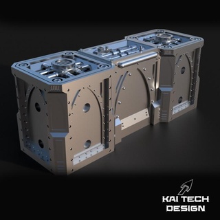 corner piece wall terrain war gaming davor kajtar Tabletop 3D Printable Terrain Sci-Fi 40k pillar warhammer necromunda wargameing hivewar 3d print model - Mito3D