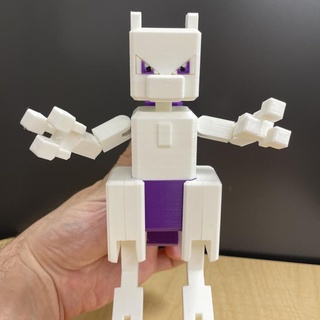 pokemon quest articulated mewtwo toy chris argenio Toys & Games Fan Art nintendo figure moveable 3d print model - Mito3D