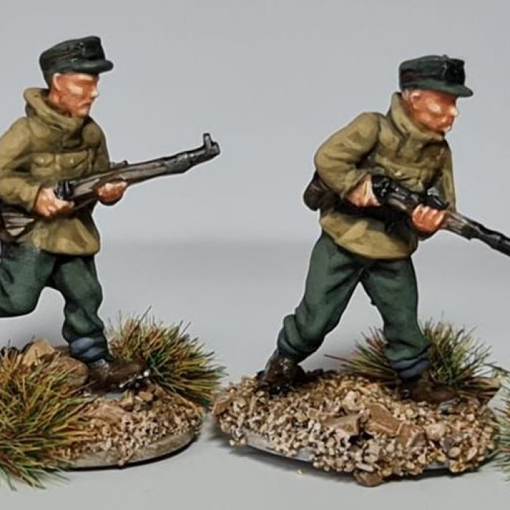 geb03 Tedesco montagna fanteria avanzamento 20mm Matteo hingley tavolo personaggi creature storico universo negozio ww2 gioco guerra 1 72 elhiem cacciatore denti 3D print model - Mito3D