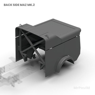 indietro lato maz mk2 pavel mironov RC macchine camion rc rccar crawler rctruck 3d print model - Mito3D