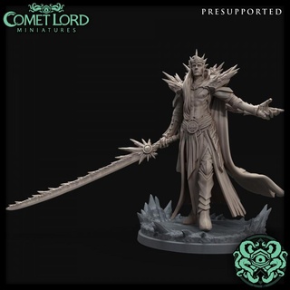 pale prince comet lord miniatures Tabletop Characters & Creatures Fantasy Universe Store dragons dungeons elf winter ice large evil dnd fey frost dnd5e archfey 3d print model - Mito3D