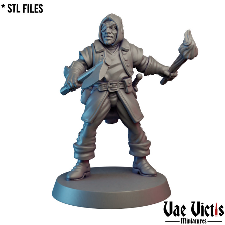 mercenary 03 pre-supported vae victis miniatures Tabletop Characters & Creatures Fantasy Universe Store fantasy guard rpg tabletop wargame dnd thief supported 3D print model - Mito3D