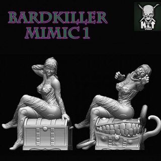tueur barde imiter 1 klt studio table personnages créatures fantaisie univers boutique monstre rpg prendre piège 3d print model - Mito3D
