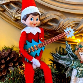 elf shelf christmas guitar dr Home & Garden Festivities Christmas Store elfontheshelf 3d print model - Mito3D