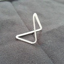 triangular colgante joyería libre joya ftringal 3d print model - Mito3D
