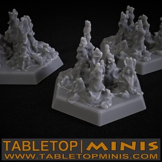 fire token battletech map tabletopminis Tabletop accessories Store 3D Printable Terrain Sci-Fi terrain base 3d print model - Mito3D