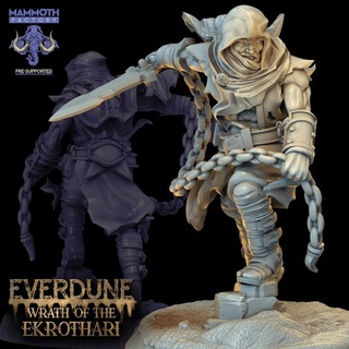 ekrothari chaindancer 2 sand elf mammoth factory chain desert fighter monk assassin dune rogue 3d print model - Mito3D
