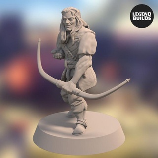 acenii barbarian archer pose 1 miniature stl file legendbuilds Tabletop Characters & Creatures Fantasy Universe army dragons dungeons fantasy rpg adventure archers barbarians ttrpg 3d print model - Mito3D