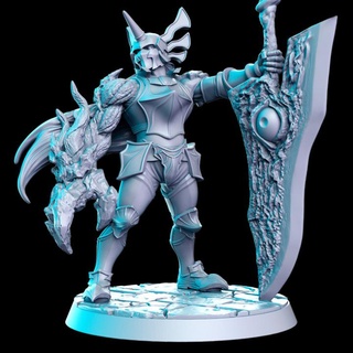 ephialtes demonic armoured knight 32mm - dnd rn estudio Tabletop Characters & Creatures Fantasy Universe Store rpg soul 3d print model - Mito3D