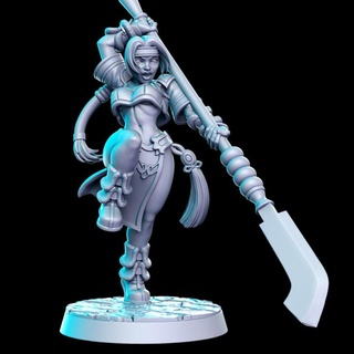 nami şarkı söylemek Asya glaive dövüşçü 32mm dnd rn Estudio masaüstü karakterler yaratıklar fantezi Evren mağaza rpg ruh 3d print model - Mito3D