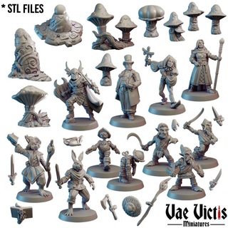 across fairy realm portal - complete collection pre-supported vae victis miniatures Tabletop Characters & Creatures Fantasy Universe Store fantasy fighter hero rpg soldier stone weapons evil carnival tabletop rune dnd jester scatter sceneries tinman redcap harengon spellcatser 3d print model - Mito3D
