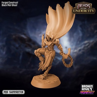 fiends undercity - forged construct black mist ghost broken anvil miniatures Tabletop Characters & Creatures Fantasy Universe Store city tabletop underground dnd tabletopgames subterranean cavern ttrpg 3d print model - Mito3D