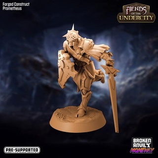 fiends undercity - forged construct prometheus broken anvil miniatures Tabletop Characters & Creatures Fantasy Universe Store city tabletop underground dnd tabletopgames subterranean cavern ttrpg 3d print model - Mito3D