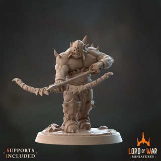 orc archer bowman 2 presupported lord war miniatures Tabletop Characters & Creatures Fantasy Universe army board dragons dungeons fantasy game modular play roleplay warrior boardgame role dnd bundle supported pre 3d print model - Mito3D