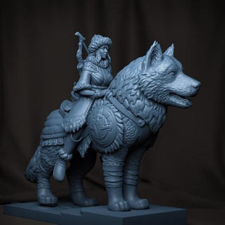 snow ride creature armory Home & Garden Festivities Christmas Tabletop Characters Creatures Fantasy Universe Store game character miniature tabletop 3d print model - Mito3D