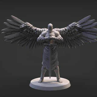 ángel imp3dsion mesa caracteres criaturas fantasía universo Tienda criatura humano Maestro monstruo avión espada alas magia d dnd angeles angelical mágico 3d print model - Mito3D