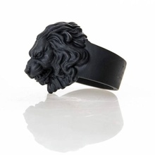 león anillo comp joyería grande competencia diseño único esculpido rawr leónla declaración 3d print model - Mito3D