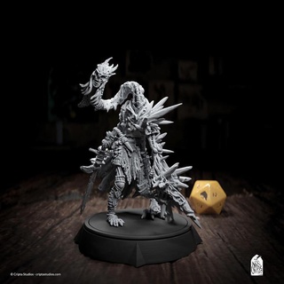blood crystal zombie variant 1 - enemy call necromancer cripta studios Tabletop Characters & Creatures Fantasy Universe rpg roleplaying tabletop d&d fantsy 3d print model - Mito3D