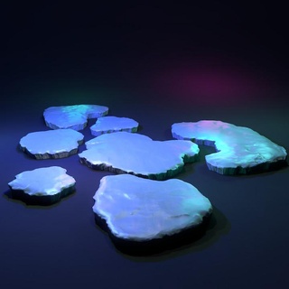 bruciante nord terreno Drago cacciatori lodge negozio tavolo 3D stampabile fantasia freddo dungeon iceberg inverno ghiaccio ponte scaffali d dnd spargere cristalli settentrionale ponti ghiacciaio antartico 3d print model - Mito3D