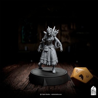 blood crystal zombie variant 3 - enemy call necromancer cripta studios Tabletop Characters & Creatures Fantasy Universe rpg roleplaying tabletop d&d 3d print model - Mito3D