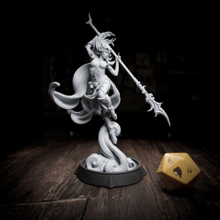 asaria heredar héroe llamada nigromante cripta estudios mesa caracteres criaturas fantasía universo duende rpg juego rol d 3d print model - Mito3D