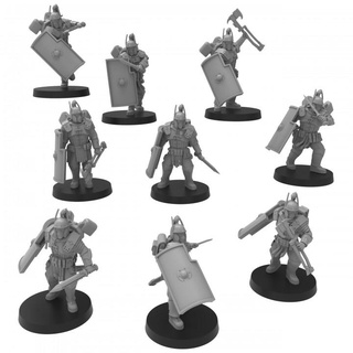roman nco pack - presupported thatevilone Tabletop Characters & Creatures Sci-Fi Universe chain modern gladius jump 28mm sci fi sarge guardsmen militia cults airborn sargent 3d print model - Mito3D