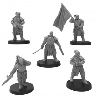 house excess command - presupported thatevilone Tabletop Characters & Creatures Sci-Fi Universe body children guard leader radio champion plasma standard squad bearer emperors cultists heretic renegade 3d print model - Mito3D