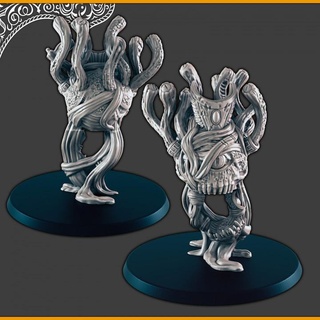undead mummy eye beast support-free evan carothers Tabletop Characters & Creatures Fantasy Universe Store desert beholder 3d print model - Mito3D