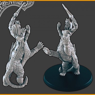 Lamia support free evan carothers tampo mesa personagens criaturas fantasia universo loja deserto suporte 3d print model - Mito3D