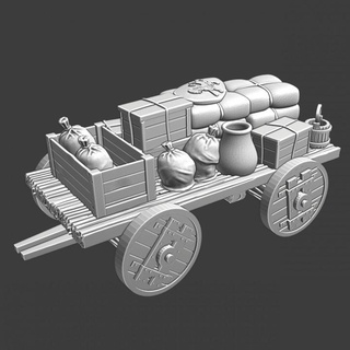 medieval simple supply wagon 1 northern crusades miniatures  Tabletop Tabletop Characters & Creatures Historical Universe Tabletop Tabletop Vehicles & Machines Store stl ancient fantasy medieval printing wargaming tabletop order cargo wagons wagon 28mm scenery supply historic crates crusades provision teutonic logistic  3d print model - Mito3D