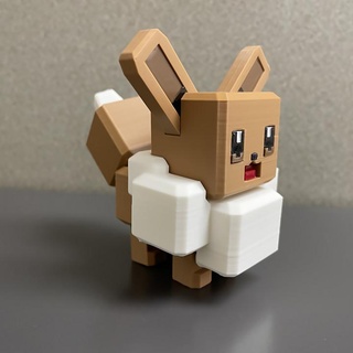 pokemon quest articulated eevee toy chris argenio Fan Art Action Figures figure game kids video moveable 3d print model - Mito3D