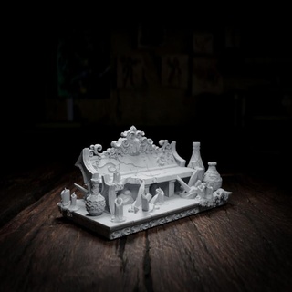 şapel Bank destek aramak büyücü mezar odası stüdyolar masaüstü 3D yazdırılabilir arazi fantezi rpg rol yapma oyunu d 3d print model - Mito3D