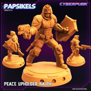 peace upholder ralph papsikels miniatures Fan Art Tabletop Characters & Creatures Sci-Fi Universe Store 3d print model - Mito3D