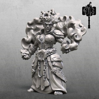 fire giant 02 rg sculpt Tabletop Characters & Creatures Fantasy Universe fantasy rpg warhammer miniature huge tabletop wargame dnd firegiant dnd5e 3d print model - Mito3D